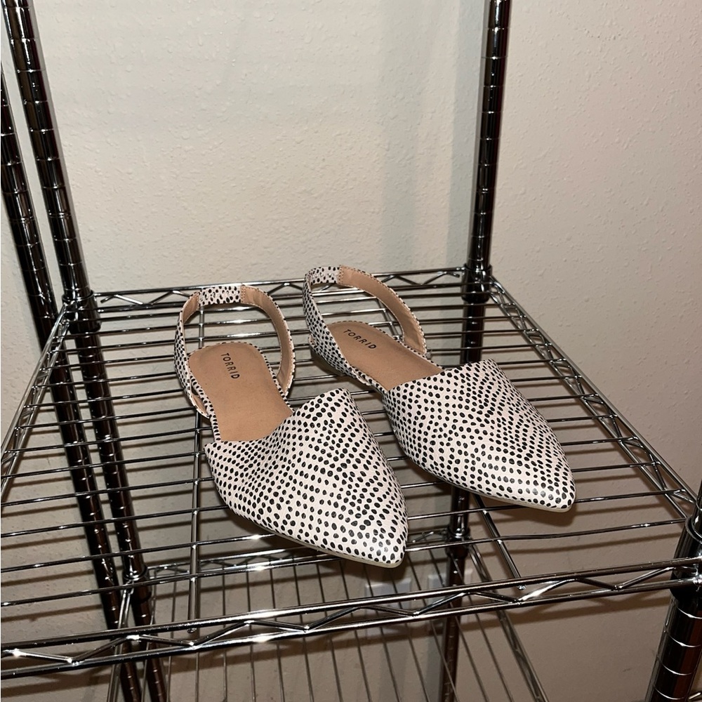 Torrid pointy toe sling back flats
